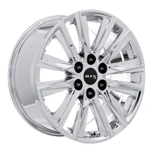 RTX Wheels – GM-01 – Chrome – 20″x9″ 25mm – Summer Wheels – 083135